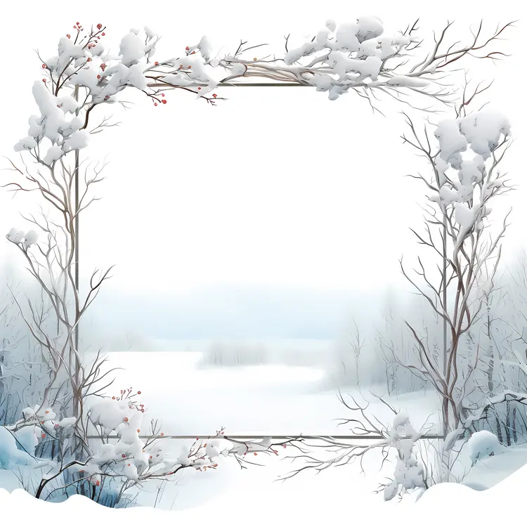 Serene Snowy Landscape