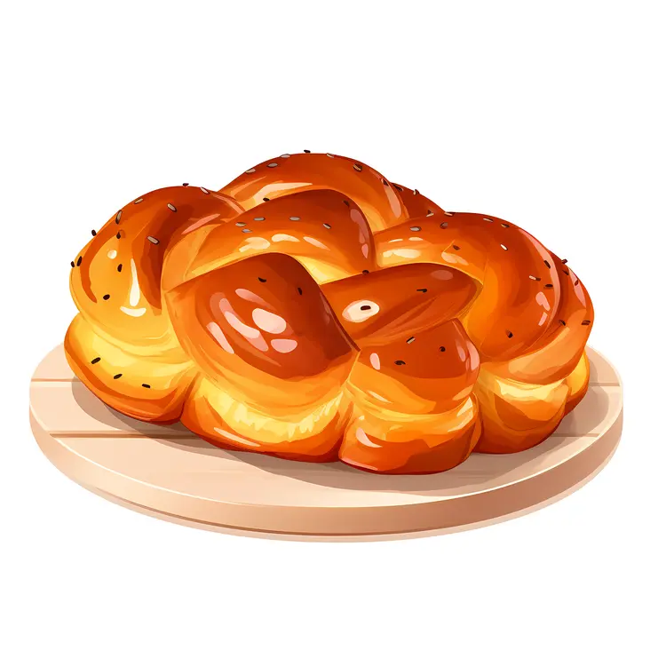 Glazed Braided Bread