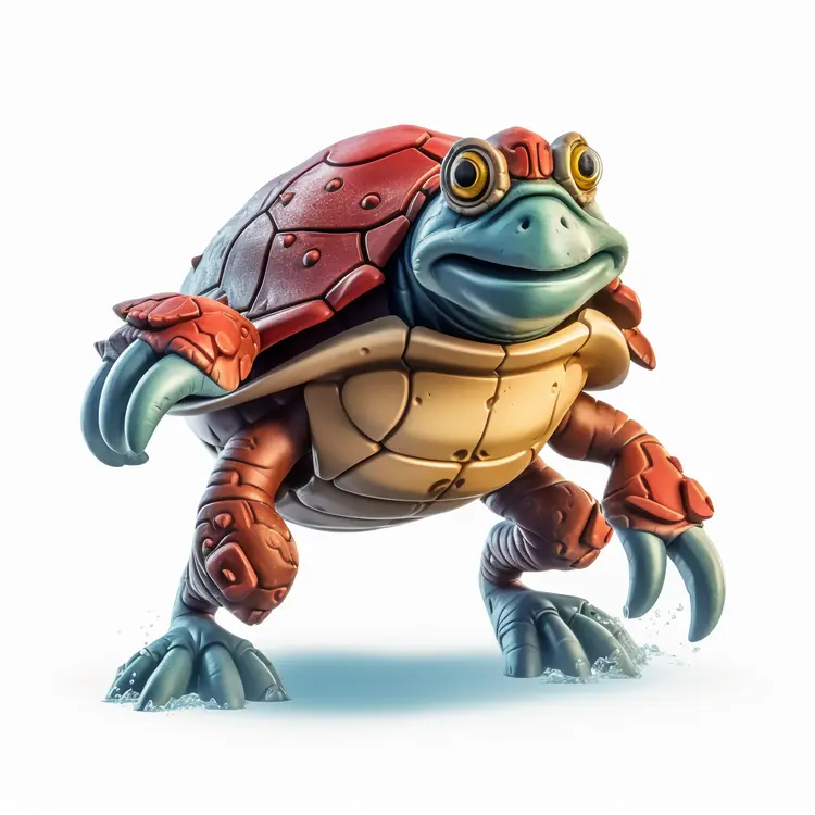 Cute Armored Turtle