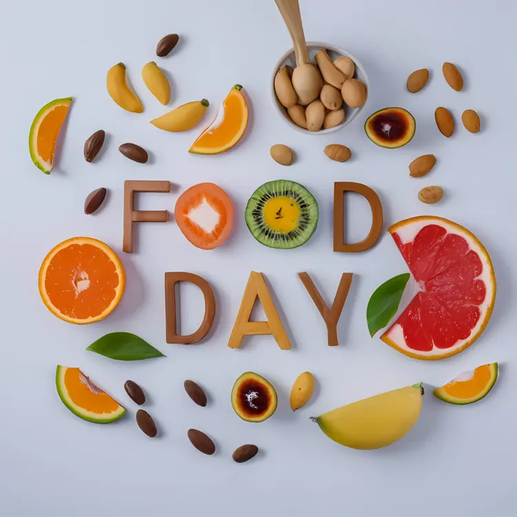 Fruit and Nut Arrangement for Food Day