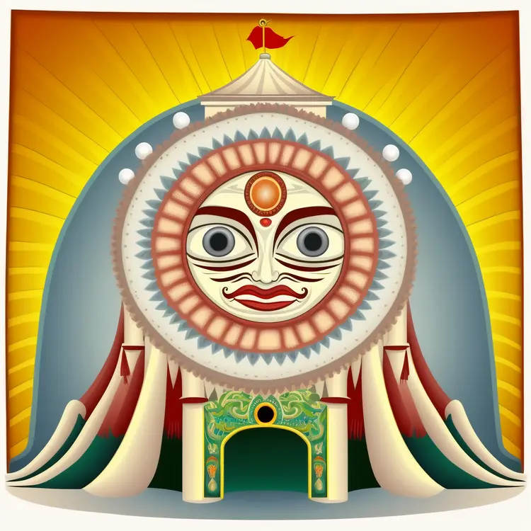Traditional Chariot for Ratha Yatra Festival