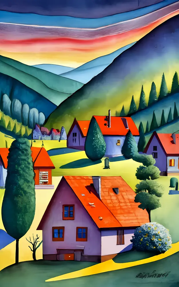 Cute House in a Serene Village