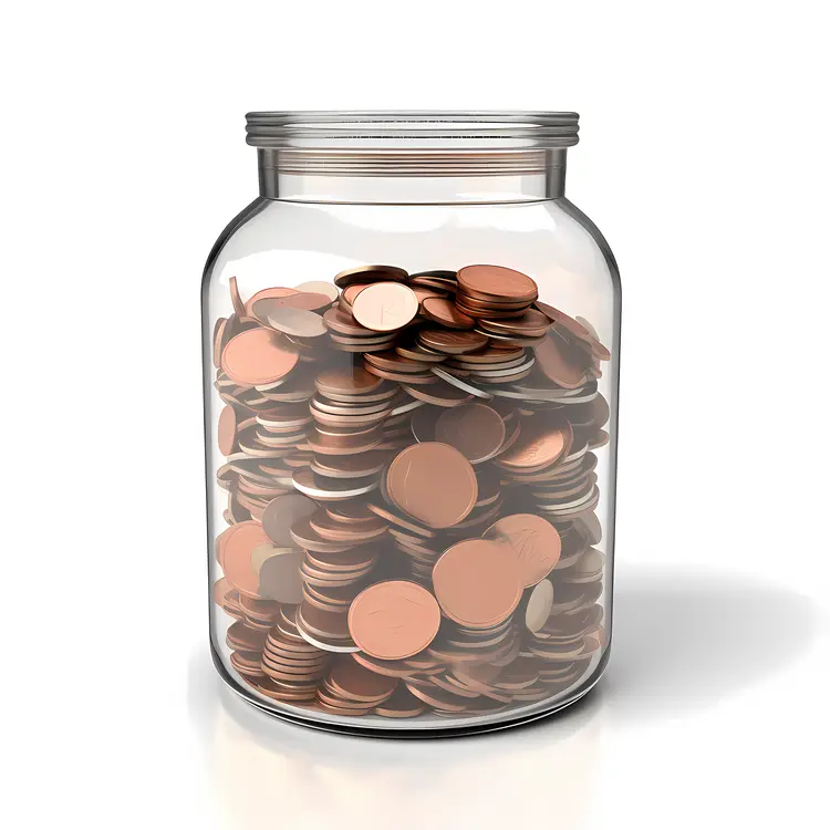Jar Full of Coins