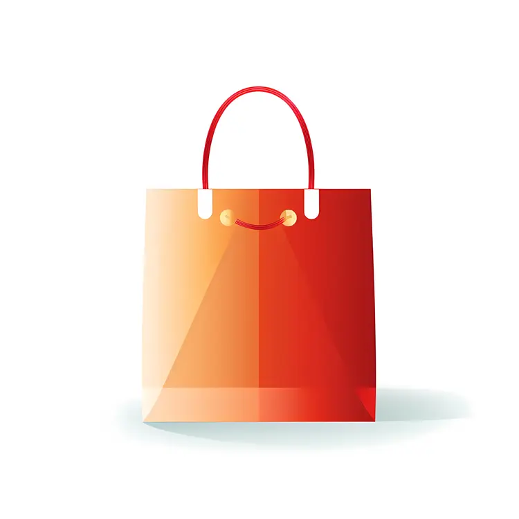 Red Gradient Bag