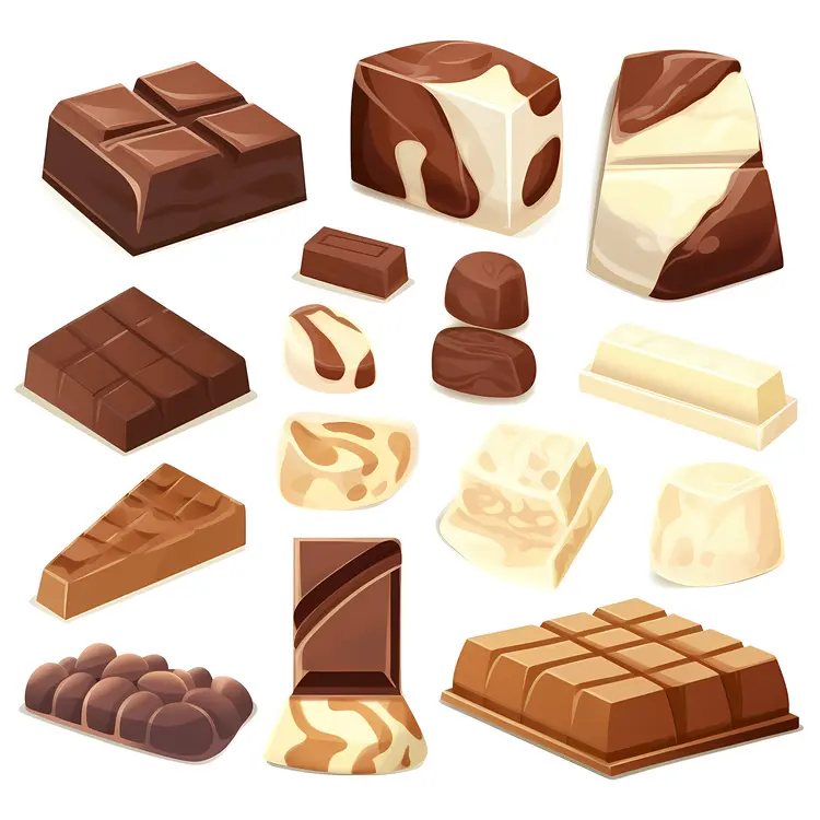 Variety of Assorted Chocolates