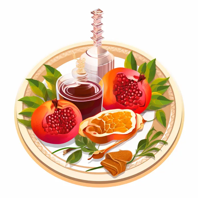 Pomegranate and Honey for Rosh Hashanah