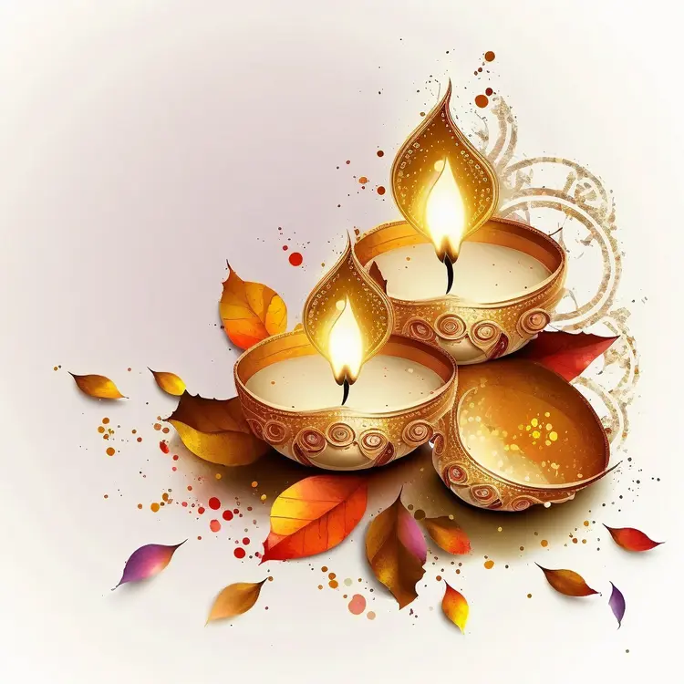 Beautiful Diya Lamps for Diwali Celebration