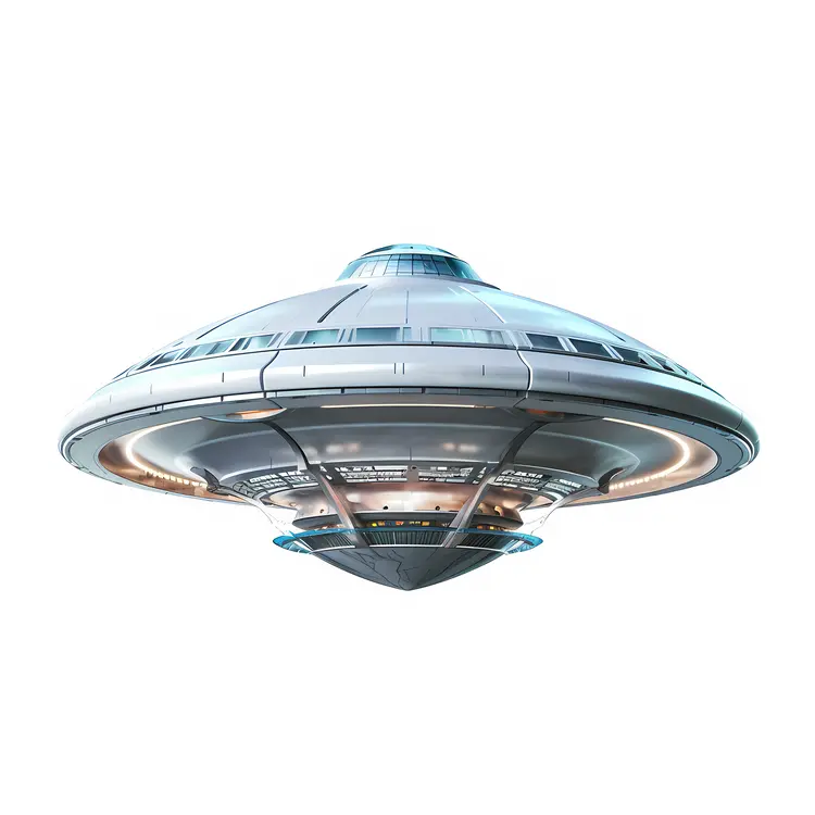 Modern UFO Spaceship