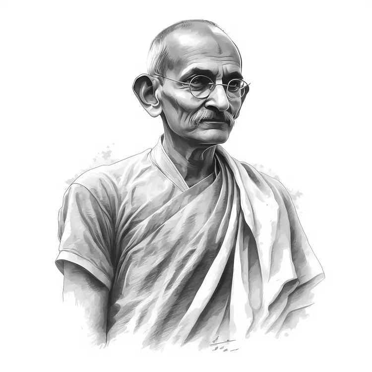 Detailed Portrait of Historical Figure