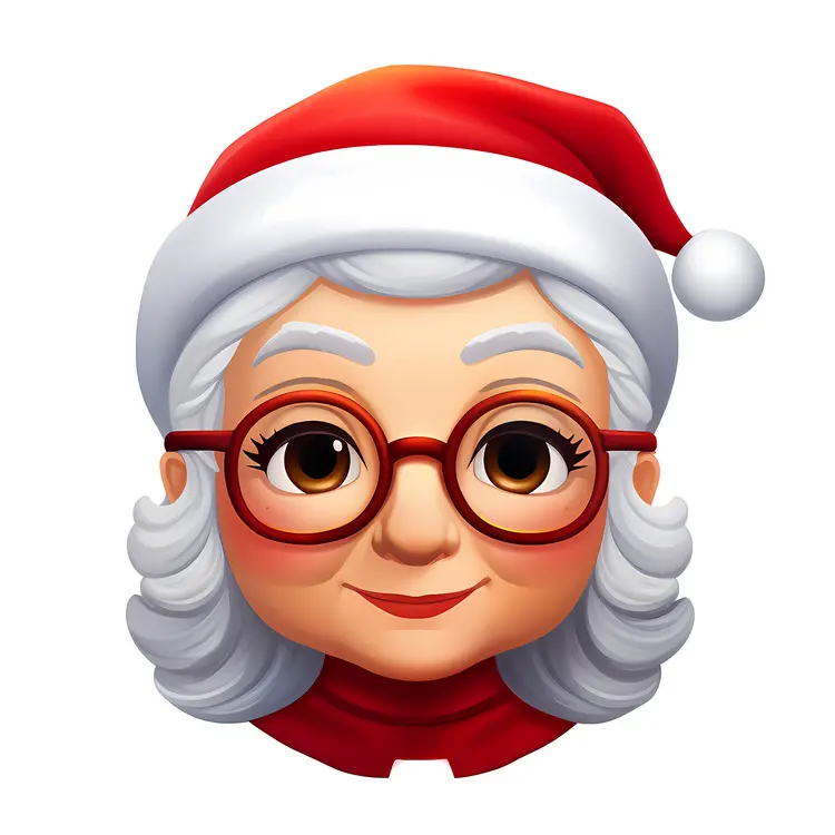 Mrs. Claus in Santa Hat