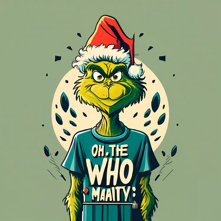Grinch Saying Oh the Who