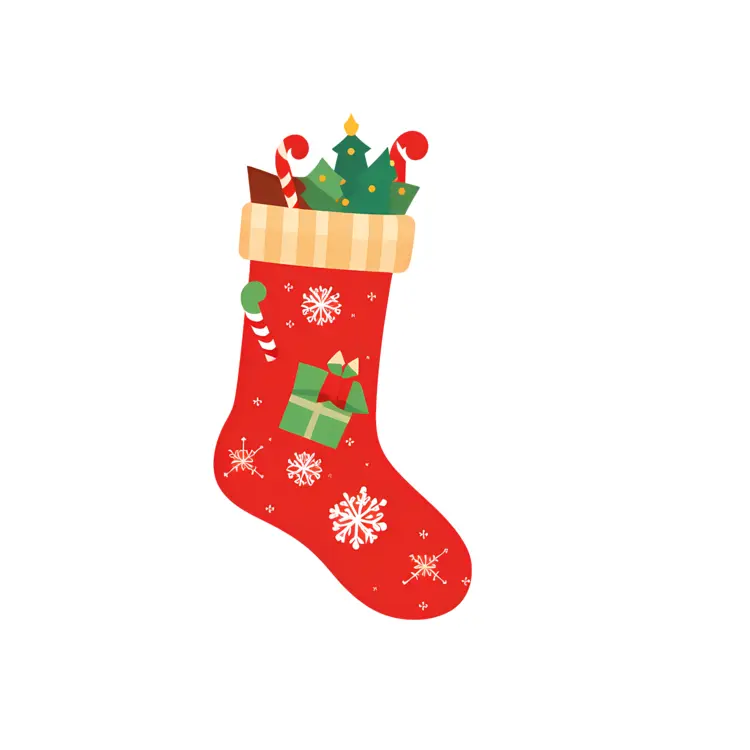 Christmas Stocking with Gifts