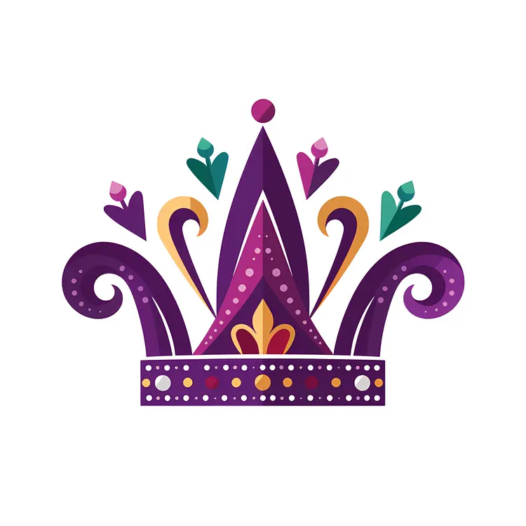Purple Ornate Crown