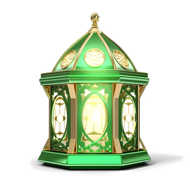 Green Lantern for Ramadan Celebration
