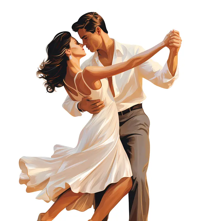 Romantic Dancing Couple