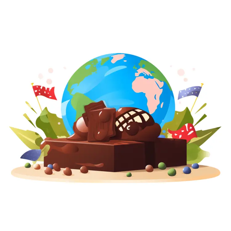 Chocolate Bars with Globe