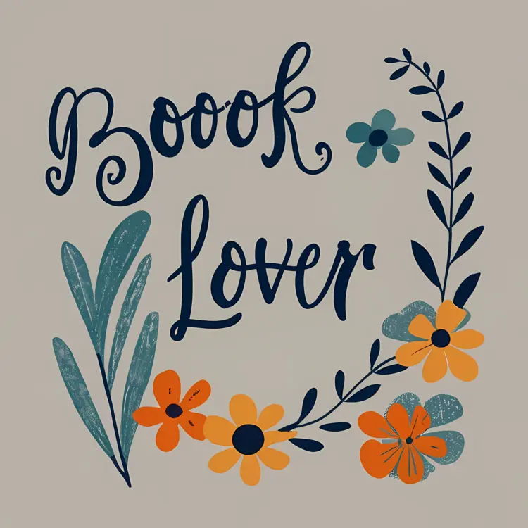 Book Lover Floral Design