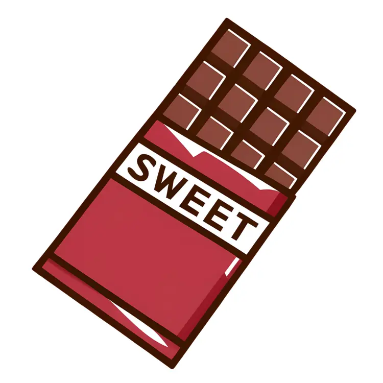 Sweet Bar with Red Wrapper