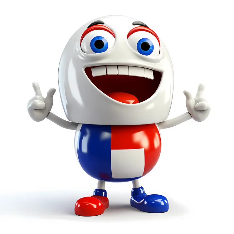 Happy Cheerful Character Illustration