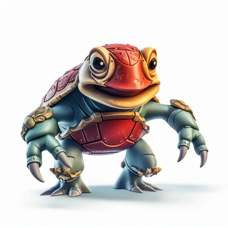 Cute Armored Turtle