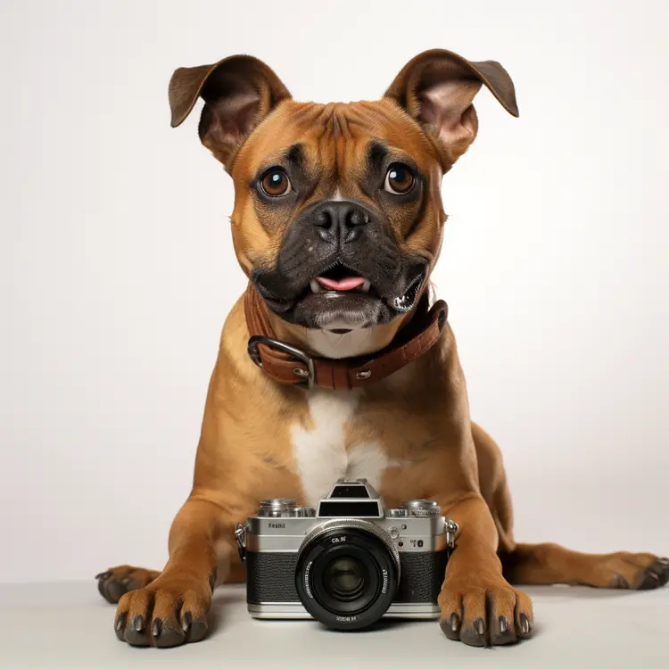 Dog with Camera