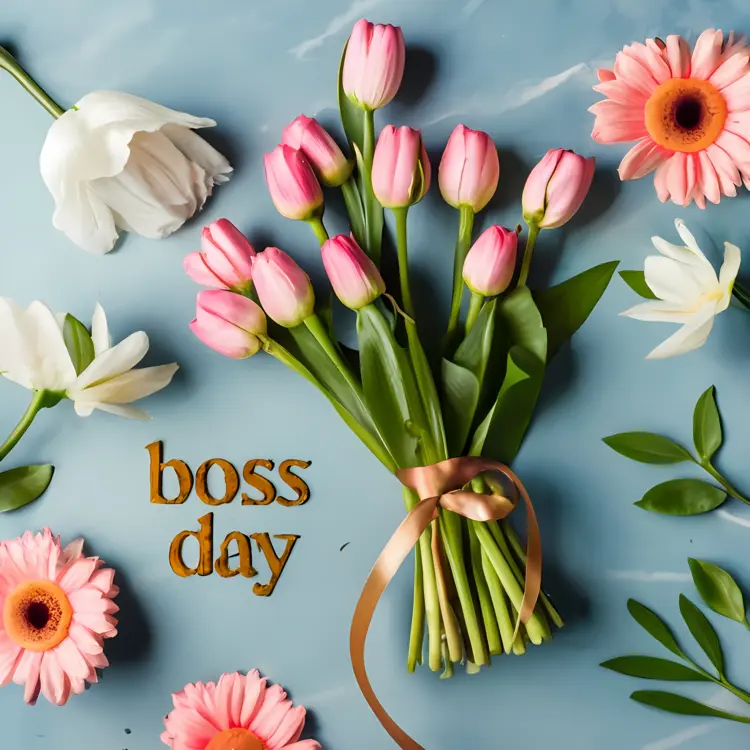 Flower Bouquet for Boss Day