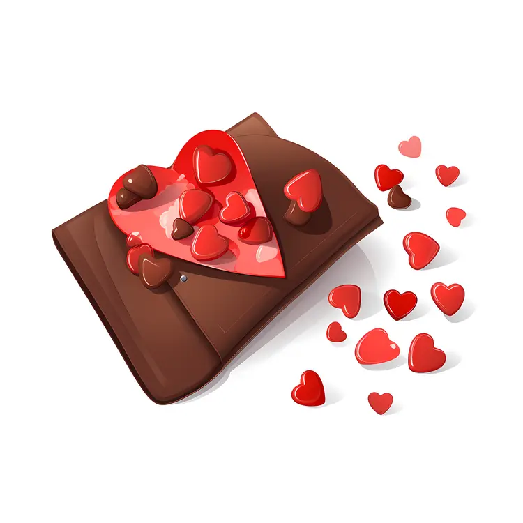 Heart Shaped Chocolates for Valentine's Day