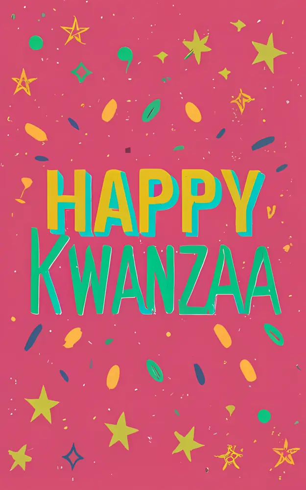 Happy Kwanzaa Festive Greeting