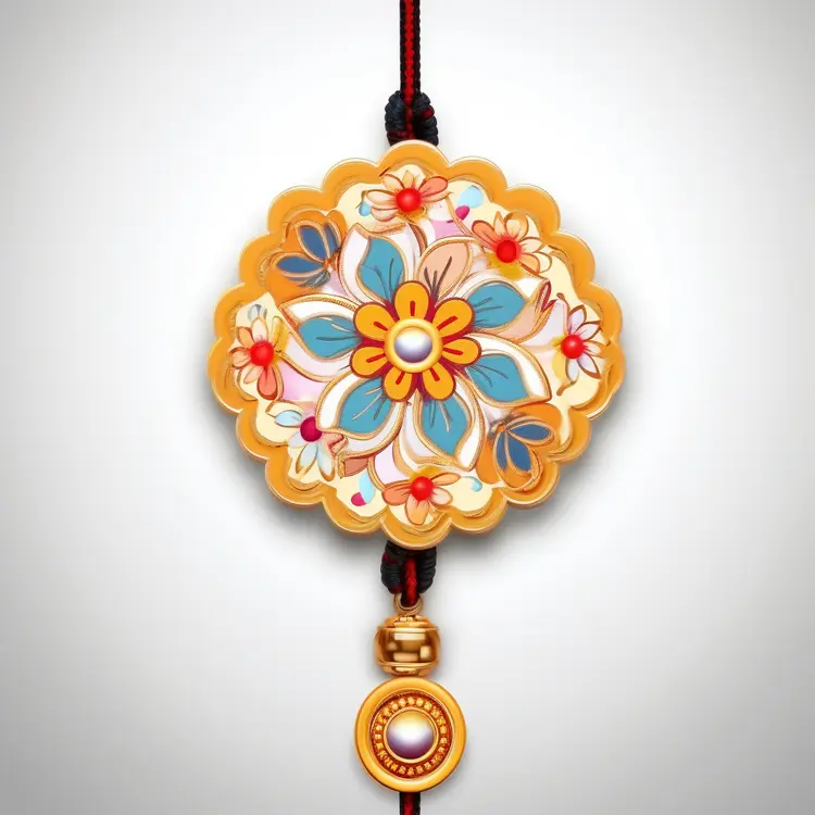 Beautiful Floral Decorative Pendant for Festive Occasions