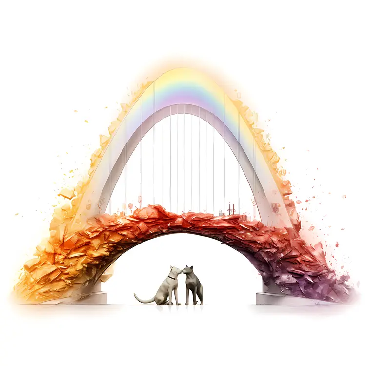 Rainbow Bridge with Cats