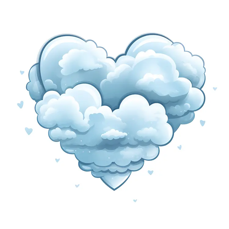 Heart-shaped Cloud in the Sky