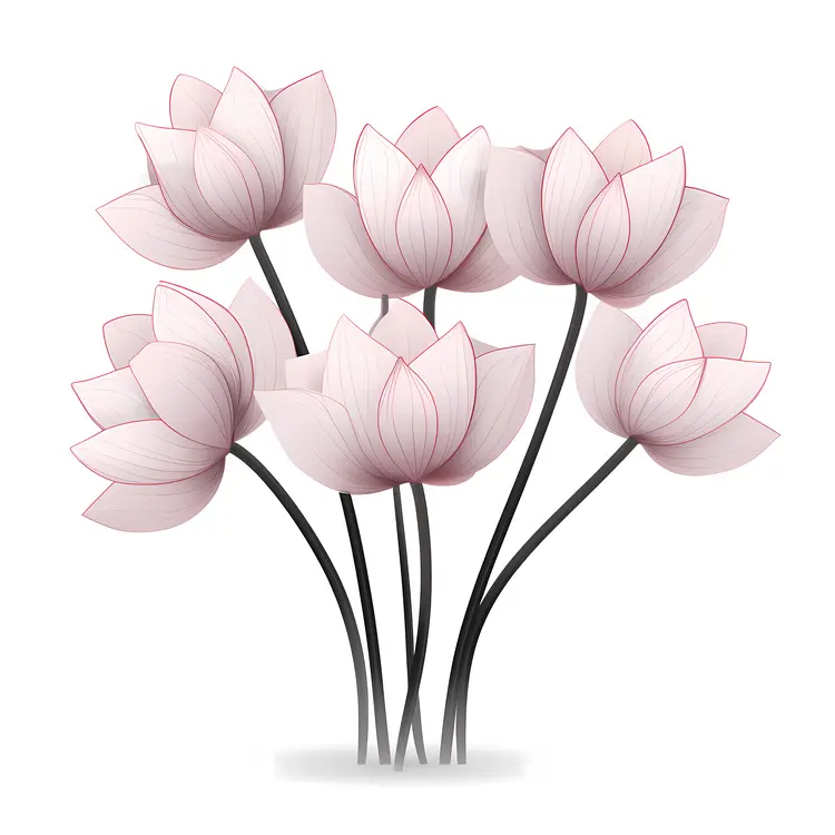 Beautiful Pink Lotus Flowers