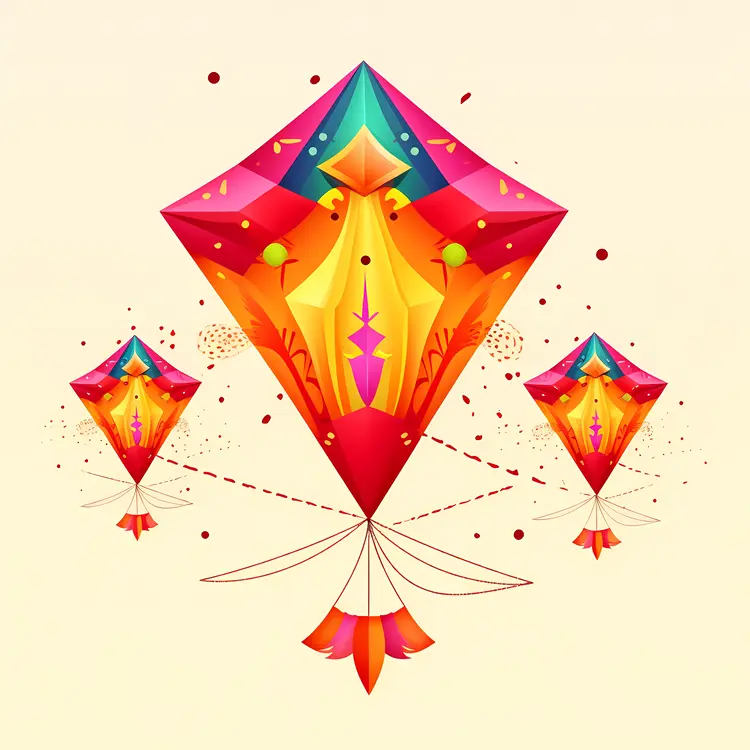 Bright Kite in the Sky