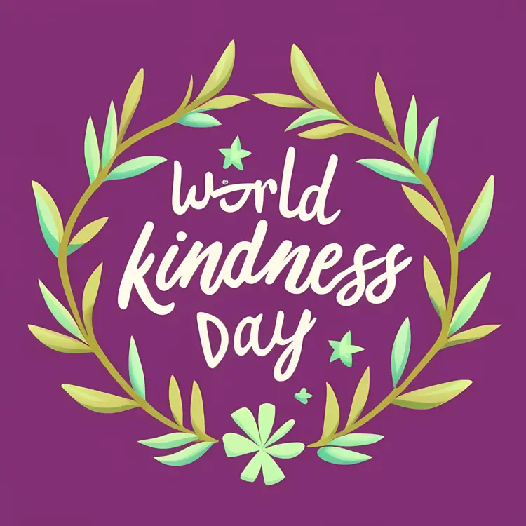 World Kindness Day Wreath Design