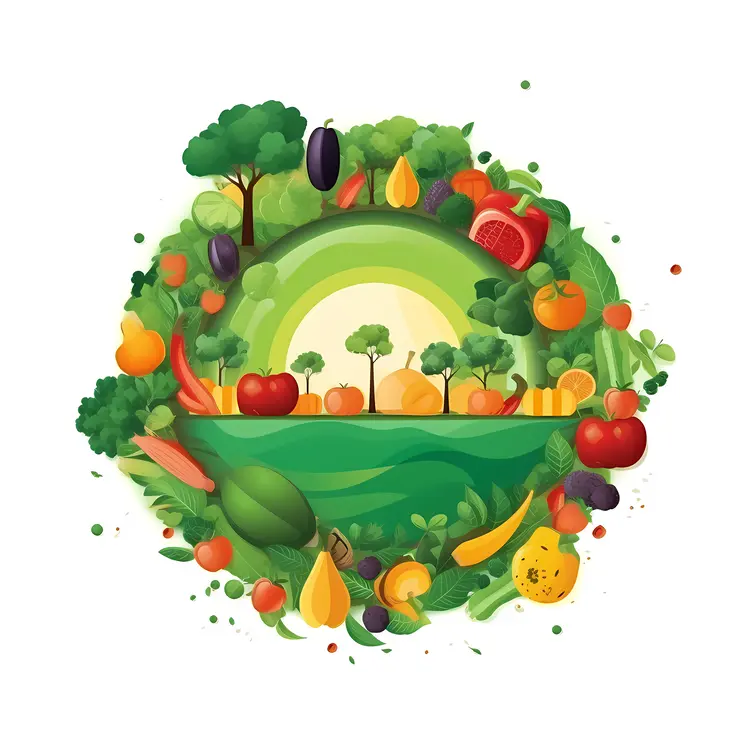 Garden Fresh Fruits and Vegetables