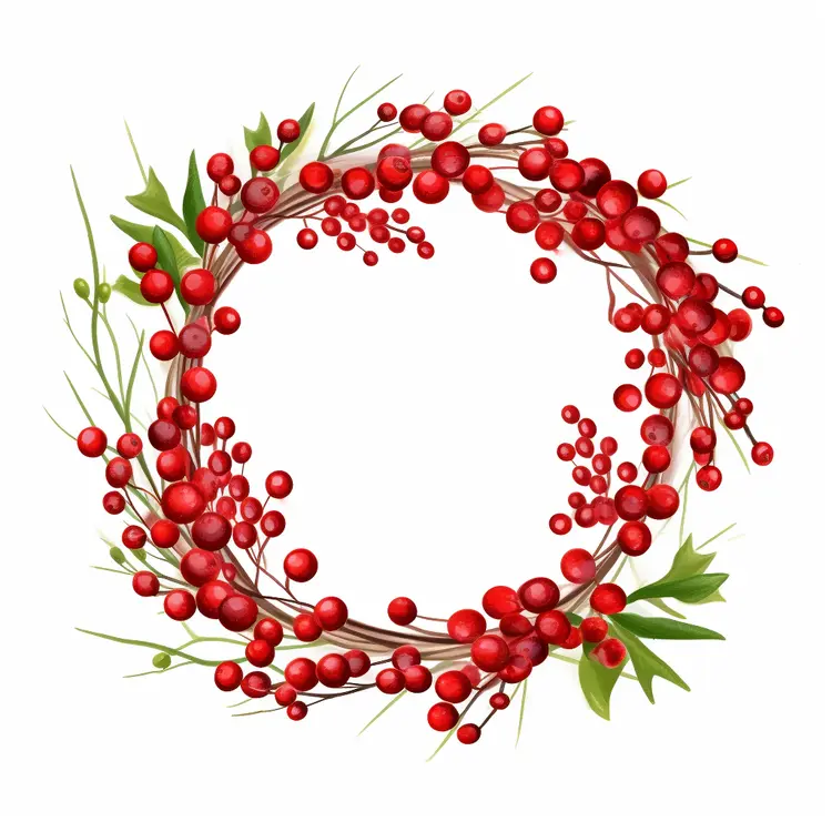Natural Berry Wreath