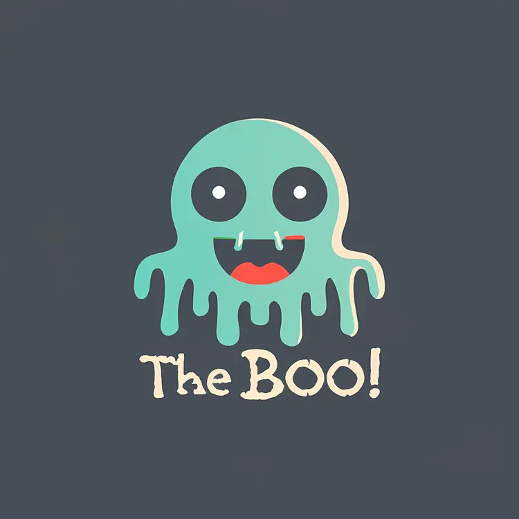 Cute Ghost Saying The Boo