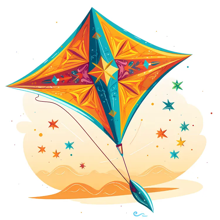 Star Kite in the Sky