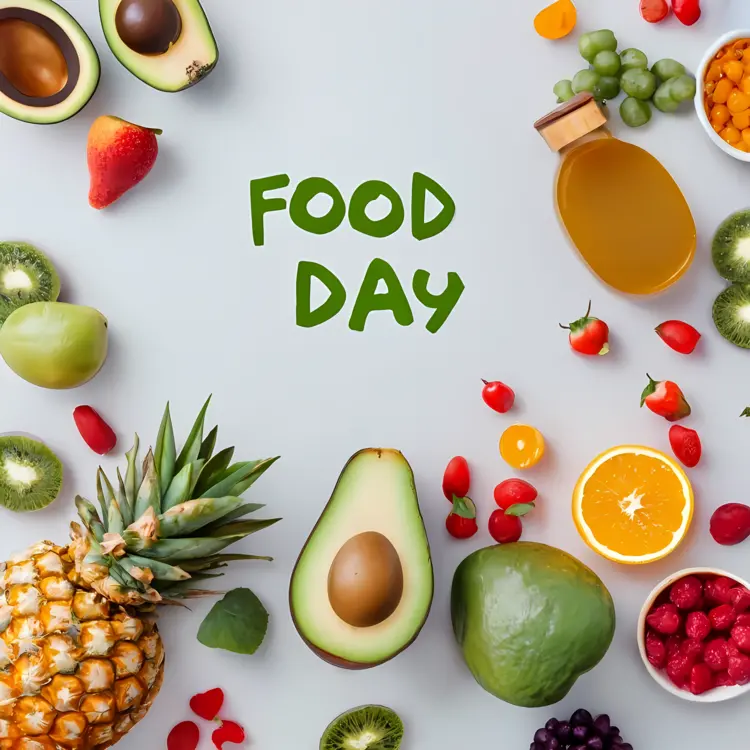 Colorful Fruits and Vegetables for Food Day