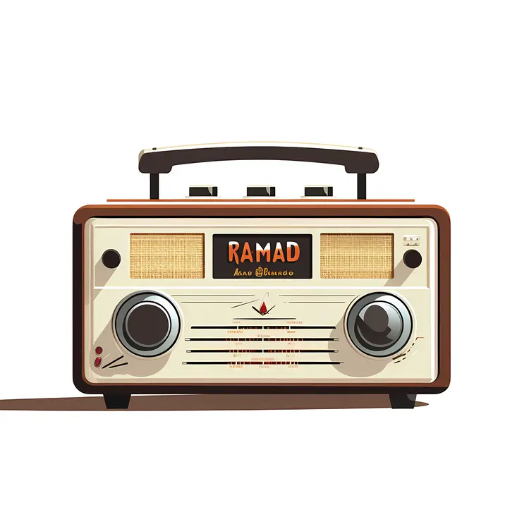 Vintage Radio with Knobs