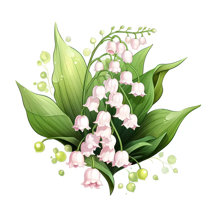 Pink Lily of the Valley