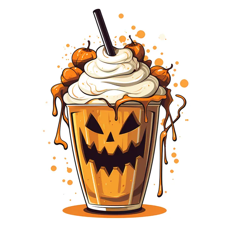 Spooky Pumpkin Milkshake