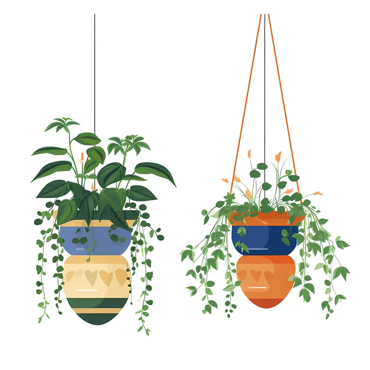 Hanging Plant Pots for Indoor Gardening Decor