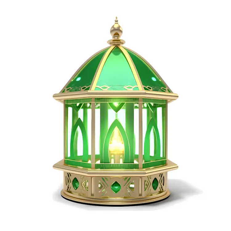 Green Lantern for Ramadan Celebration