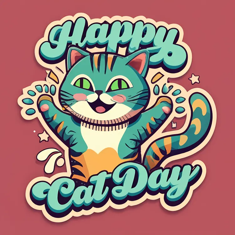 Happy Cat Day Celebration