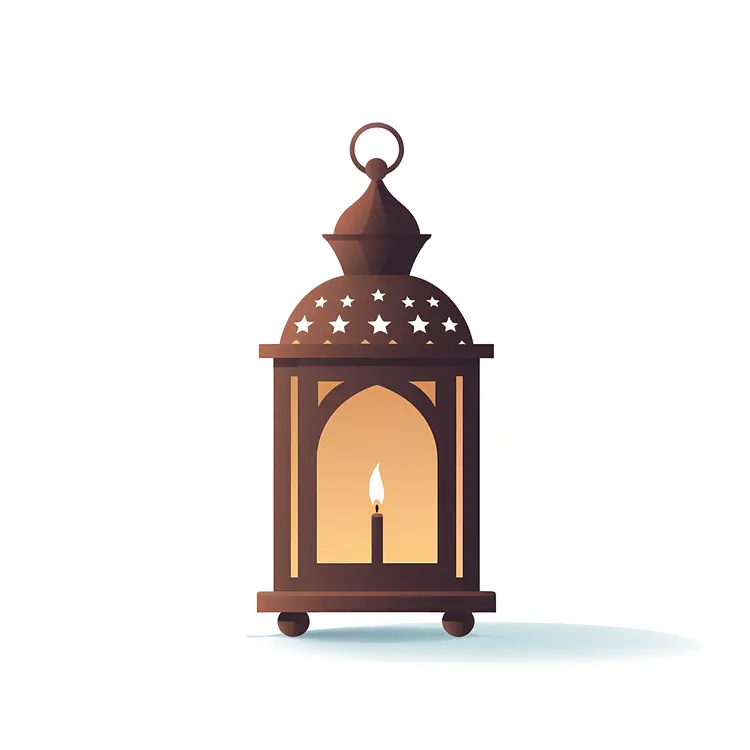 Simple Lantern with Candle
