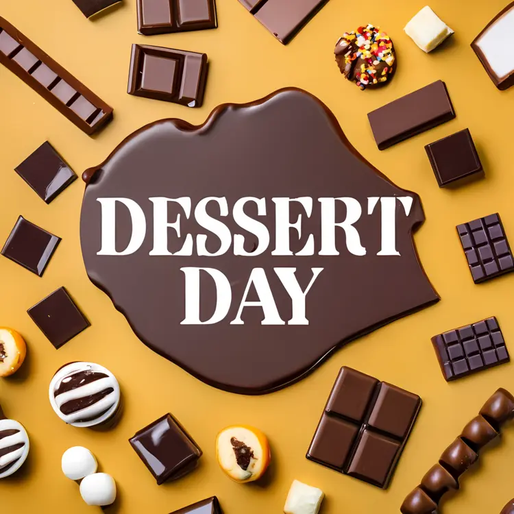 Dessert Day Celebration with Various Sweets