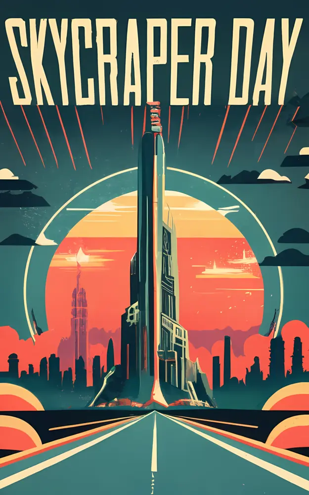Skyscraper Day Poster