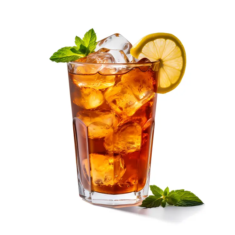 Iced Tea with Lemon and Mint