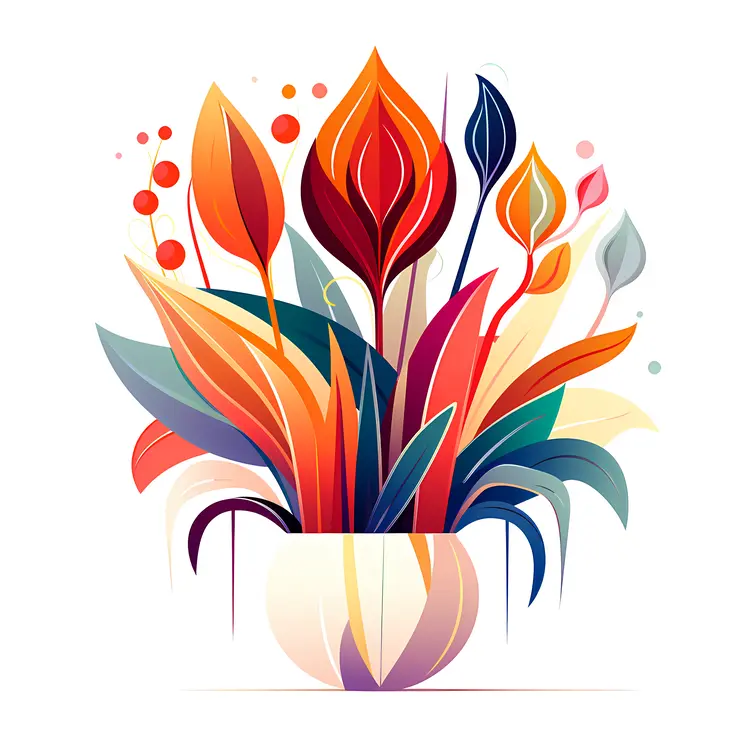 Colorful Decorative Potted Plant